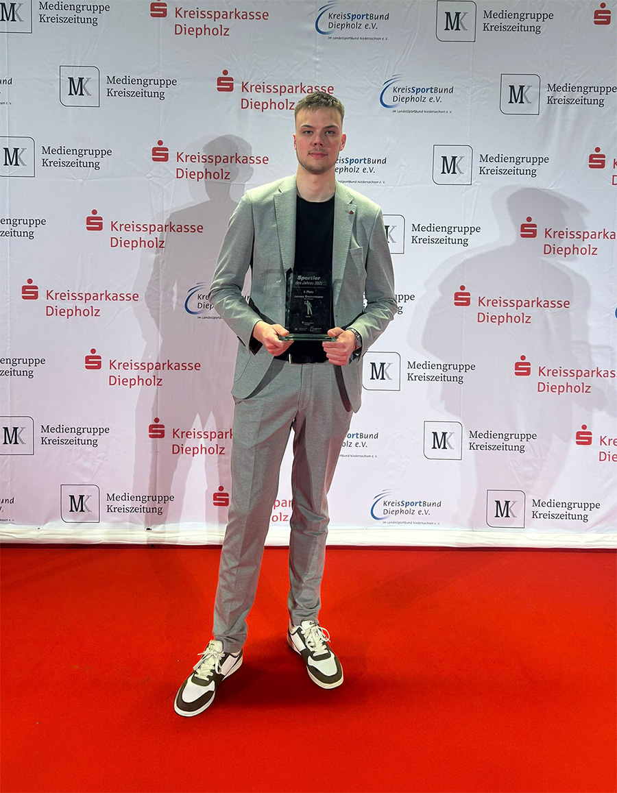 Sportlergala 2025 - Le Bre holt den 3ten Platz